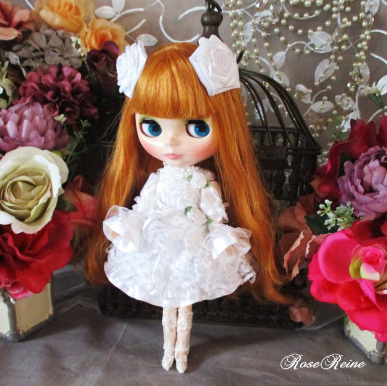 ローゼンピュアホワイト フリルの妖精 ローズレーヌミニドレス