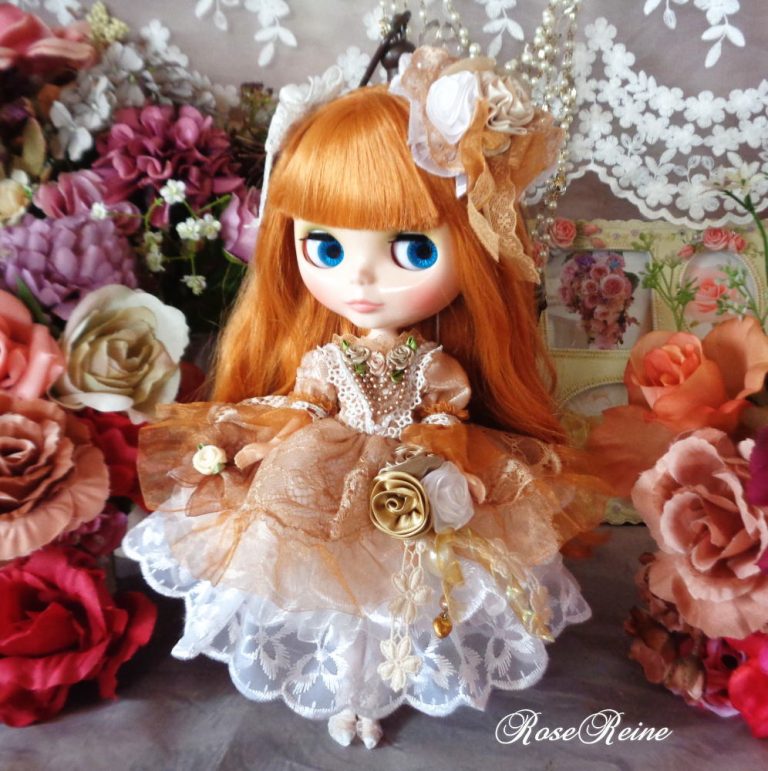 ロリータロマンス 琥珀に魅せられて…ティアードフリルのシンフォニードールドレス豪華5点セット