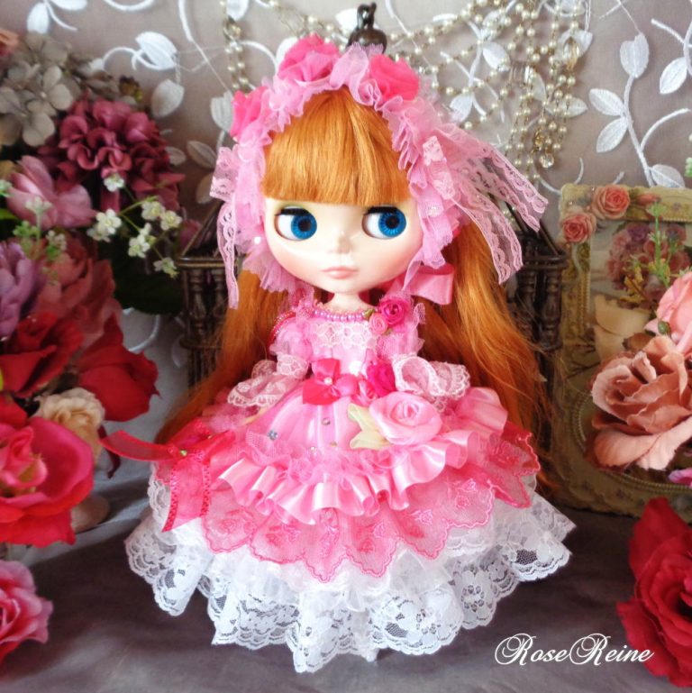 ロリータロマンス ベビーピンクの妖精 キュートなフェアリードールドレス豪華5点組