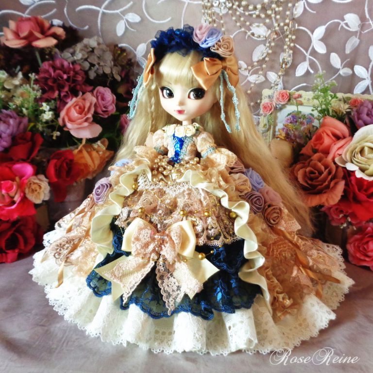 エリザベス王妃 薔薇のほほえみ ミステリアスボリュームフリルドールドレス豪華4点セット